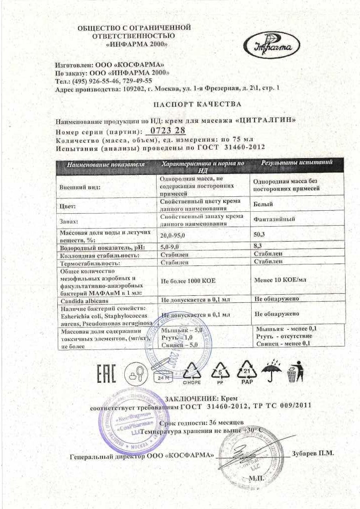 Паспорт №072023